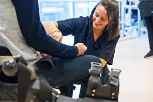 Physiotherapy Equipment Prints: Mechanical exoskeleton