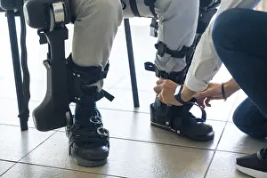 Physiotherapy Equipment Prints: Mechanical exoskeleton