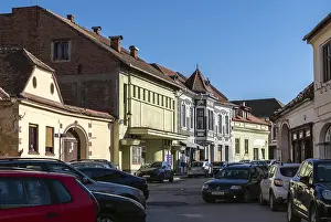 Red Tiled Roofs Prints: Medias, Romania - octoder 20.2025