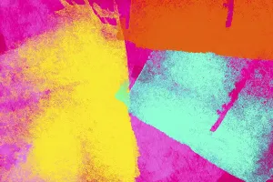 Colorful Artwork Prints: This abstract image features a vivid array of textured