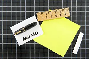 Educational Institution Equipment Prints: Memo board for technical notes or school