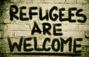 Refugee Crisis Prints: Migration Concept
