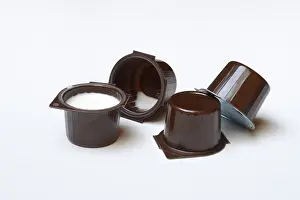 Plastic Packaging Prints: Milk in portion pack, plastic packaging