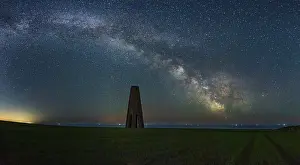 Milky Way Over Devon Prints: Milky Way over The Daymark, Devon