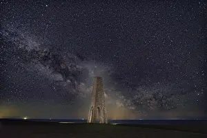 Milky Way Over Devon Prints: Milky Way over The Daymark, Devon