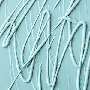 Abstract Art Prints: Mint Cosmetic Texture Background Print
