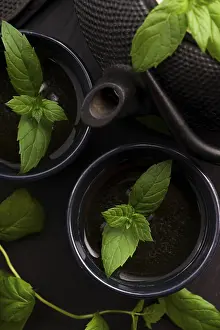 Healthy Breakfast Food Prints: Mint tea