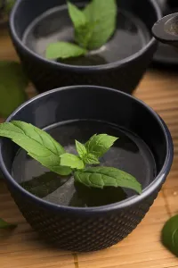 Mint Tea Still Life Prints: Mint tea