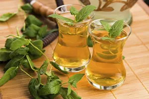 Deserted Meal Setup Prints: Mint tea