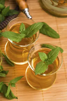 Breakfast Food Photography Prints: Mint tea