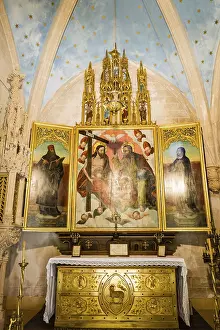 Christian Architecture Spain Prints: Miramar Monastery, current chapel