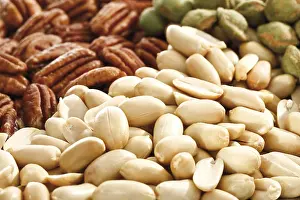Studio Shot Still Life Prints: Mixed nuts, full format, peanuts
