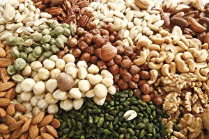 Mixed Nuts Print: Pistachios, Almonds, Walnuts & More