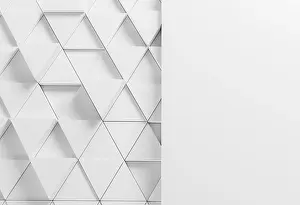 Geometric Decoration Prints: Modern background with white triangles