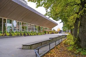 Modern Building Germany Prints: A modern building with large windows