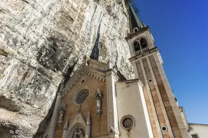 Abandoned Monastery Complex Prints: Monastery on a slope in a gorge