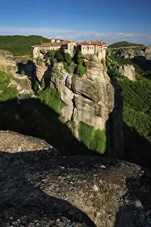 Meteora Rock Formations Prints: Monastery of Varlaam monastery
