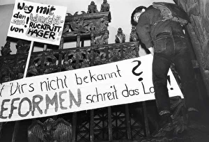 Monday Demonstration in Leipzig Print