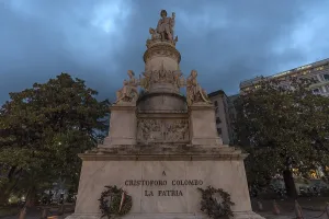 Northern Italy Landmark Prints: Monument to Christopher Columbus