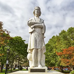 Christopher Columbus Statue Prints: Monument to Christopher Columbus