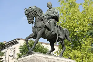 Equestrian Sculpture Art Prints: Monument to Giuseppe Garibaldi