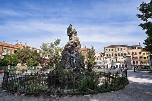 Venice UNESCO Site Prints: Monument to Giuseppe Garibaldi