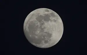 Deserted Night Scene Prints: Full Moon