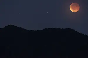 Full Moon Germany Prints: Full moon, blood moon, lunar eclipse