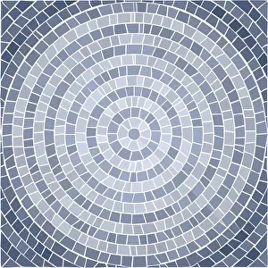 Colorful Interior Design Prints: Mosaic tile vector template, seamless pattern