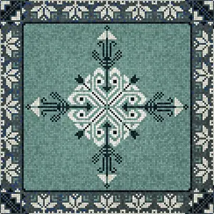Marble Floor Pattern Prints: Mosaic tiles background, seamless vector pattern