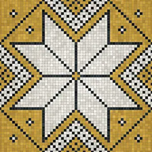 Mosaic Tile Background Prints: Mosaic tiles background, seamless vector pattern