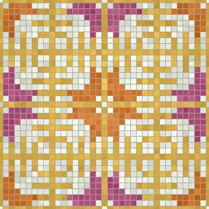 Mosaic Tile Background Prints: Mosaic tiles background, seamless vector pattern