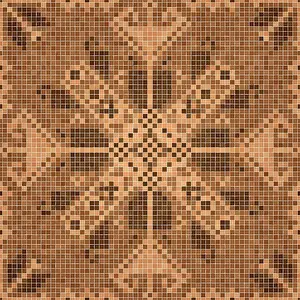 Seamless Vector Pattern Prints: Mosaic tiles background, seamless vector pattern
