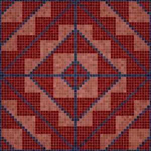 Mosaic Tile Background Prints: Mosaic tiles background, seamless vector pattern