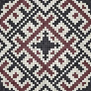 Mosaic Tile Background Prints: Mosaic tiles background, seamless vector pattern