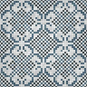 Marble Floor Pattern Prints: Mosaic tiles background, seamless vector pattern