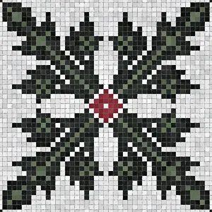 Seamless Vector Pattern Prints: Mosaic tiles background, seamless vector pattern
