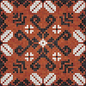 Marble Floor Pattern Prints: Mosaic tiles background, seamless vector pattern