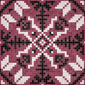 Framed Print : Mosaic Tiles Background Seamless Print