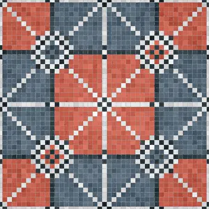 Images Dated 2nd July 2024: Mosaic Tiles Seamless Print Background