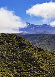 Tenerife Mountain Hike Prints: Mountain hike to Risco Blanco, view to Mount Teide