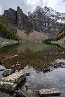 Mountain Lake Canada Prints: Mountain Lake and Devils Thumb