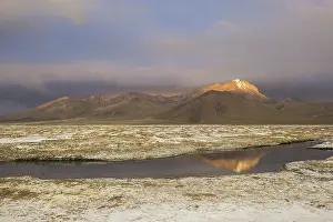 Chilean Andes Mountains Prints: Mountains in the evening light