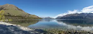 Natural Landscape Photography NZ Prints: Mountains reflected in the lake