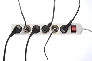 Power Supply Equipment Prints: Multiple outlet strip, for connecting multiple electrical devices