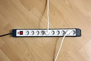 Multiple Outlet Strip Prints: Multiple outlet strip, for connection of multiple electrical devices