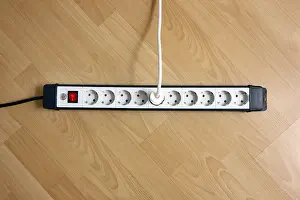 Power Supply Technology Prints: Multiple outlet strip, for connection of multiple electrical devices