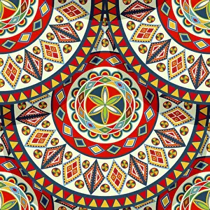 Najdi Style Seamless Pattern Prints: Najdi style vector seamless pattern