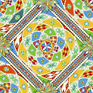 Najdi Style Seamless Pattern Prints: Najdi style vector seamless pattern