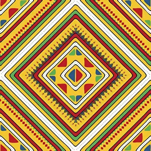 Najdi Style Seamless Pattern Prints: Najdi style vector seamless pattern